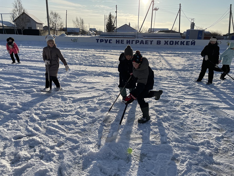 Зима спортивная.